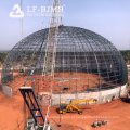 Estrutura de aço de grande extensão Melhor projeto Dome Dome Space Shed telhado Armazenamento de carvão